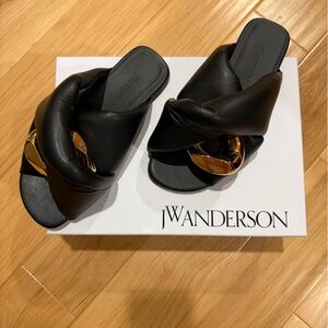 Black Fabric Nappa Shoes